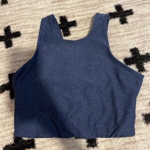 Outdoor Voices Navy, Grey, and Charcoal Grey Sports Bra